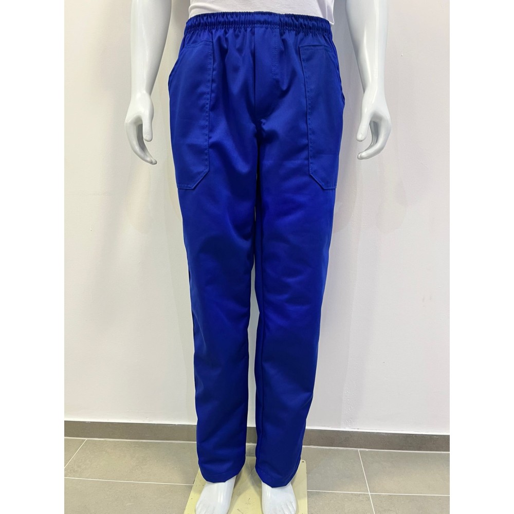 calça sarja azul royal